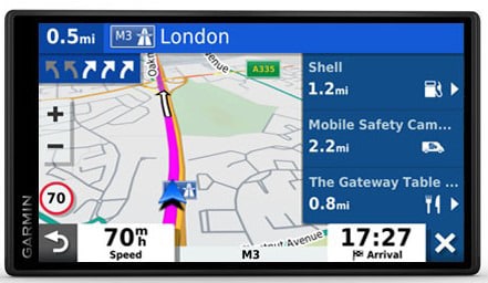 GARMIN - Port.Navi EUROPA 5.5'' BT microSD Slot TMC DAB KFZ-Kabel