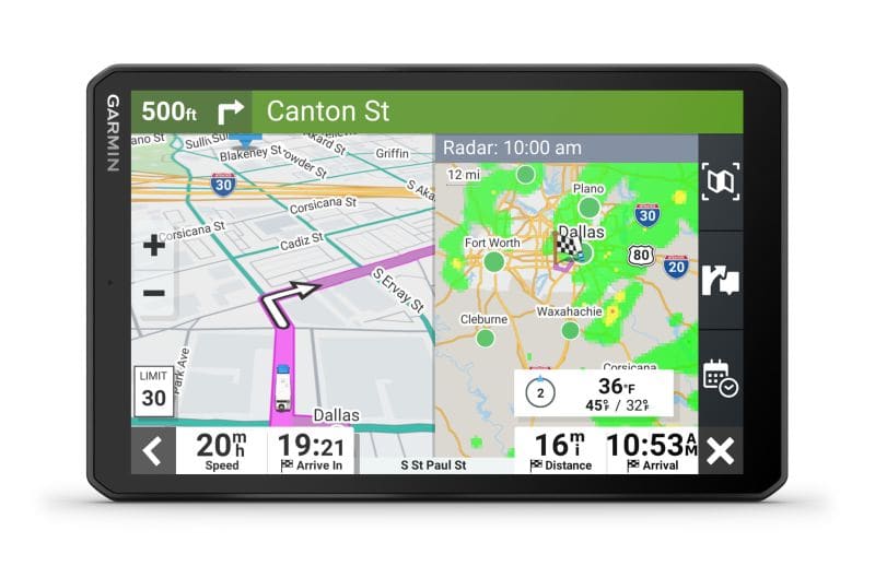 GARMIN - Port.Navi f.Camper EU/Südafr. 8'' BT GPS microSD-Sl. KFZ-Ka.