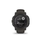 GARMIN - Smartwatch Solar b.230mm HF SmartN GPS Höhenm 53g schiefergr