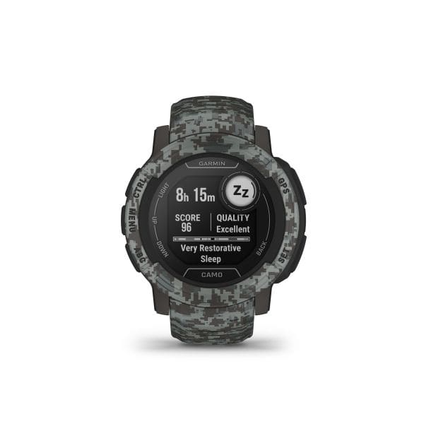 GARMIN - Smartwatch b.230mm HF SmartN. GPS Höhenm 52g camo schiefergr