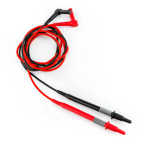 HT INSTRUMENTS - Sicherheitsmessleitungen (1 rot, 1 schwarz) abgewinkelt 90°