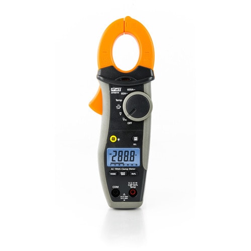 HT INSTRUMENTS - Digitale Stromzange 600A AC TRMS & Temperaturmessung, CAT I