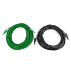 HT INSTRUMENTS - 2 Messleitungen grün, schwarz je 25m mit Sicherheitsstecker