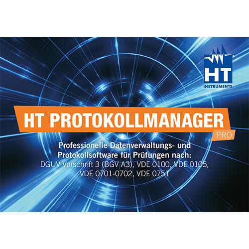 HT INSTRUMENTS - Professionelle Datenverwaltungs-und Protokollsoftware für al