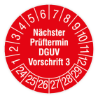 HT INSTRUMENTS - Sicherheitsprüfplaketten 30mm ( 100Stück)