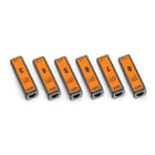 HT INSTRUMENTS - Set aus 6 Kodiersteckern von #3 bis # 8 + 6 Patchkabeln