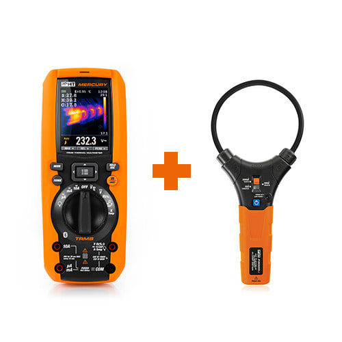 HT INSTRUMENTS - Aktionspaket Mercury Multimeter inkl. Thermographie und F3000U flexiber Stromwandler