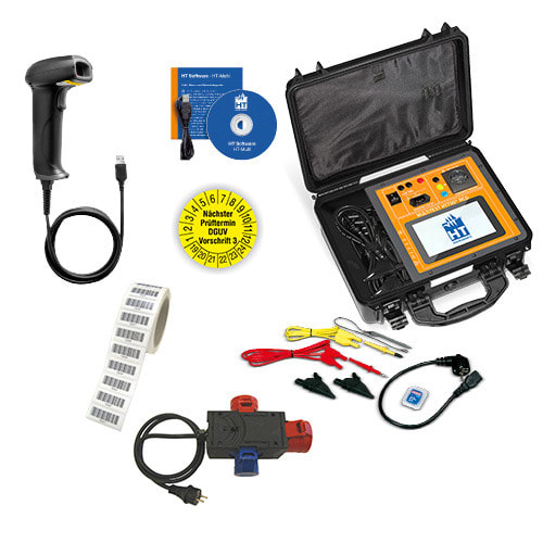 HT INSTRUMENTS - DGUV V3 Gerätetester für elektrische Betriebsmittel inkl PRCD's im Set