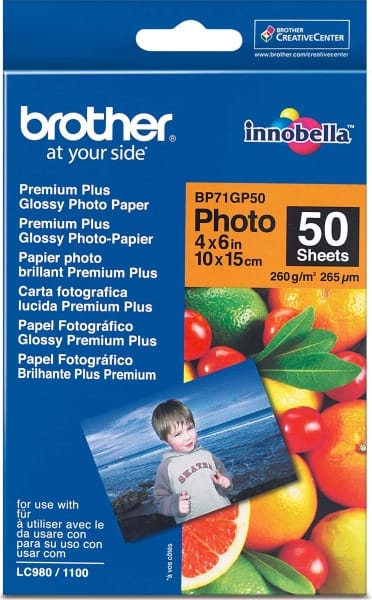 BROTHER - Fotopapier A6 20 Blatt BP-71GP20