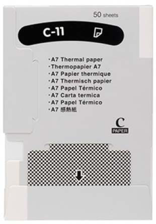 BROTHER - Thermopapier 105x74mm 50Blatt/Kassette C11