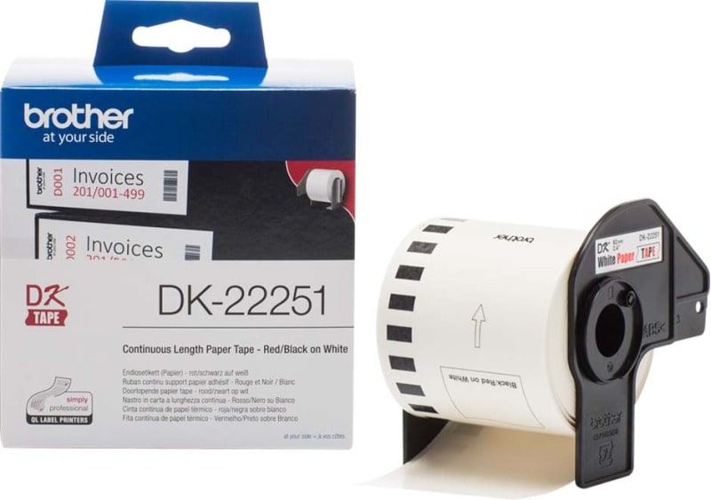 BROTHER - Etiketten 62mm weiß L=15,24m DK-22251
