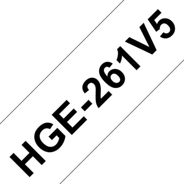 BROTHER - Schriftbandkassette 8m ws/sw 36mm HGE261V5 (VE5)