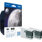 BROTHER - Blistertintenset TwinPack Tintenpatro LC-1000BKBP2DR