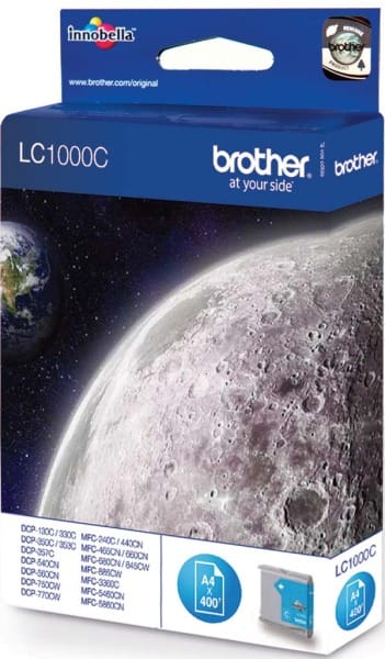 BROTHER - Tintenpatrone cyan LC-1000C