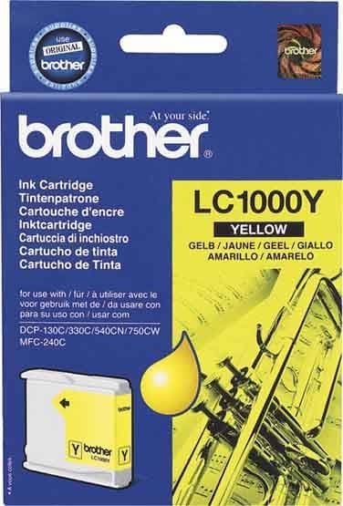 BROTHER - Tintenpatrone ge LC-1000Y