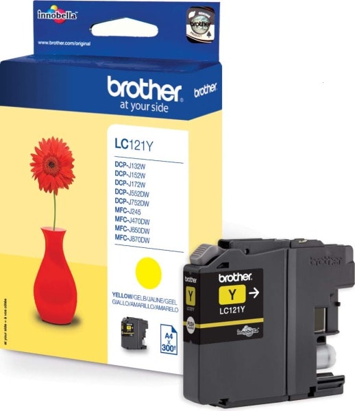 BROTHER - Tintenpatrone yellow LC-121Y