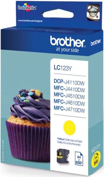 BROTHER - Tintenpatrone yellow LC-123Y