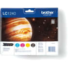 BROTHER - Blisterfarbtintenset sw, cy, mag, gel LC-1240VALBPDR