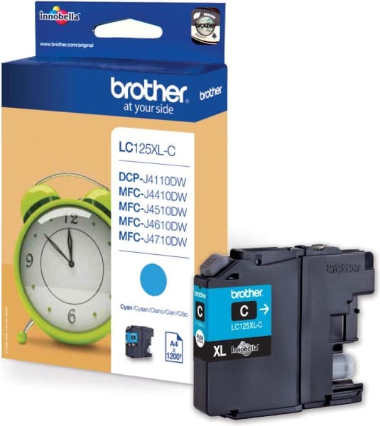 BROTHER - Tintenpatrone XL cyan groß LC-125XLC