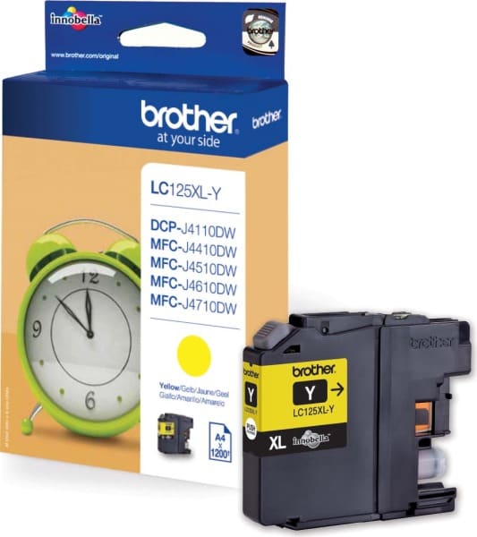 BROTHER - Tintenpatrone XL yellow groß LC-125XLY