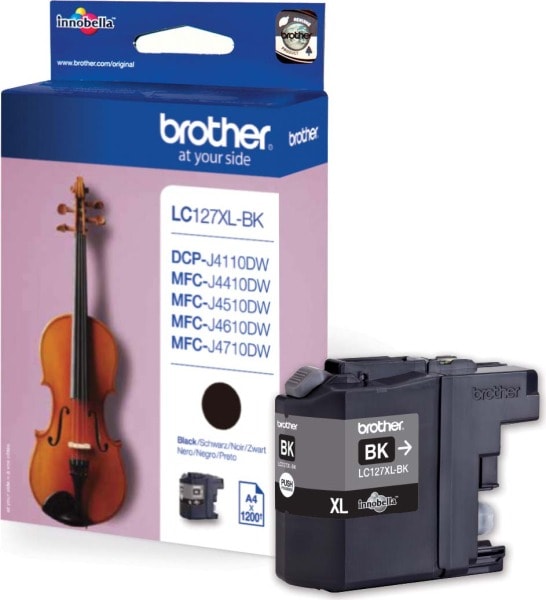 BROTHER - Tintenpatrone XL schwarz groß LC-127XLBK