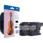 BROTHER - Blistertintenset TwinPack Tintenpatr LC-127XLBKBP2DR