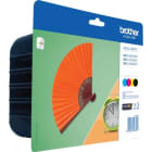 BROTHER - Blisterfarbtintenset sw, cy, mag, ge LC-129XLVALBPDR