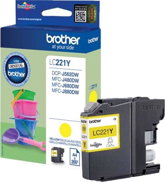 BROTHER - Tintenpatrone gelb LC-221Y