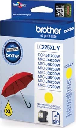 BROTHER - Tintenpatrone gelb LC-225XLY