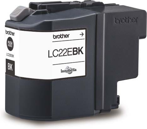 BROTHER - Tintenpatrone sw ca.2400 Seiten LC-22EBK
