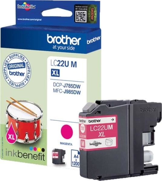 BROTHER - Tintenpatrone magenta LC22UM