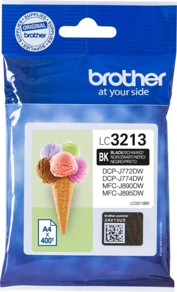 BROTHER - Tintenpatrone sw LC-3211BK