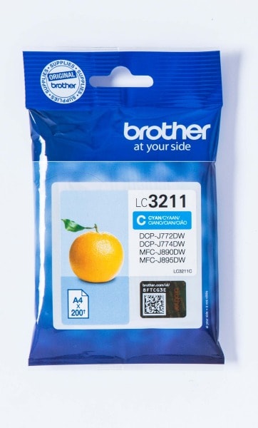 BROTHER - Tintenpatrone cyan LC-3211C