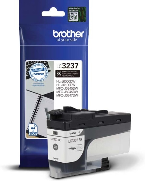 BROTHER - Tintenpatrone schwarz LC-3237BK