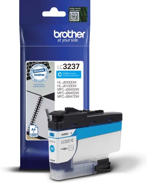BROTHER - Tintenpatrone cyan LC-3237C