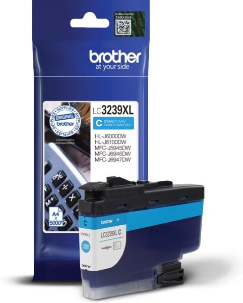 BROTHER - Tintenpatrone cyan LC-3239XLC