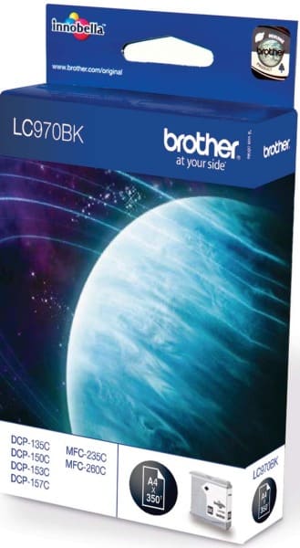 BROTHER - Tintenpatrone sw LC-970BK
