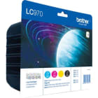 BROTHER - Blisterfarbtintenset sw, cy, mag, gelb LC-970VALBPDR
