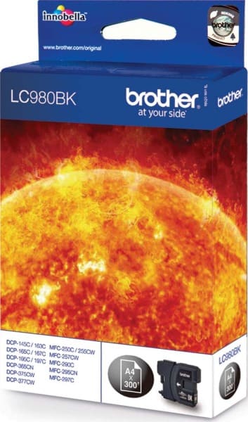 BROTHER - Tintenpatrone sw LC-980BK