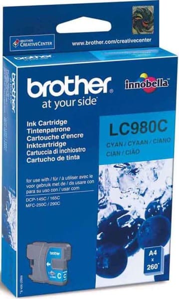 BROTHER - Tintenpatrone cyan LC-980C