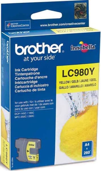 BROTHER - Tintenpatrone ge LC-980Y
