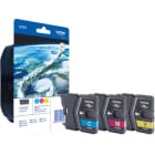BROTHER - Blisterfarbtintenset Rainb cy, mag, ge LC-985RBWBPDR