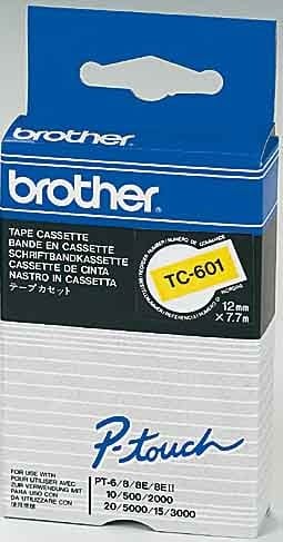 BROTHER - Schriftbandkassette BF.gelb/DF.schwarz TC-601