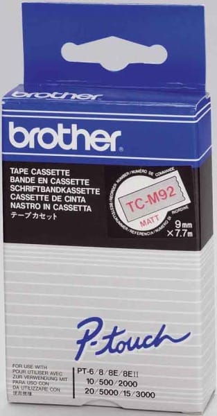 BROTHER - Schriftbandkassette BF.farblos/DF.schwar TC-M91