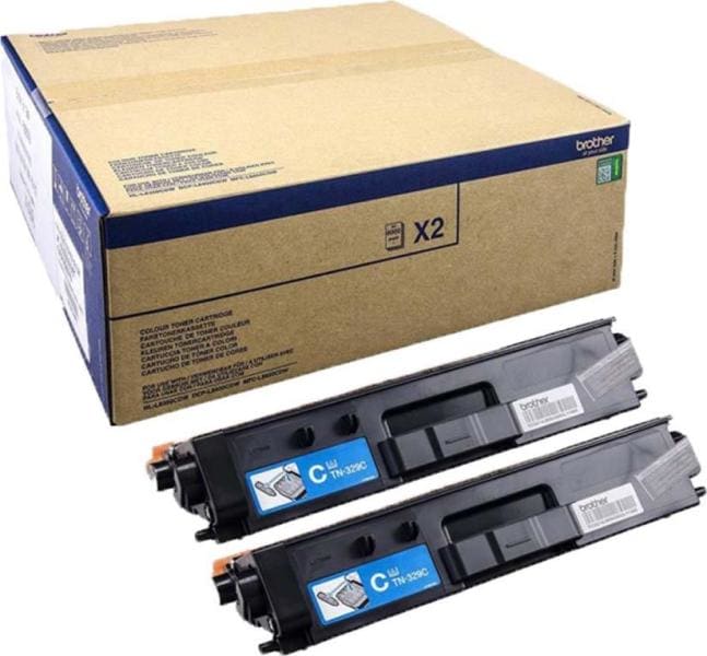 BROTHER - Toner Cyan TwinP.2xTN-329C TN-329CTWIN