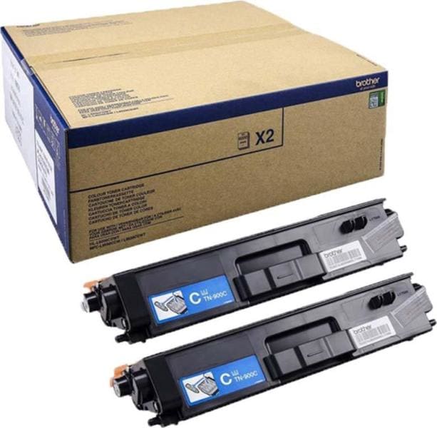 BROTHER - Toner Cyan TwinP.2xTN-900C TN-900CTWIN