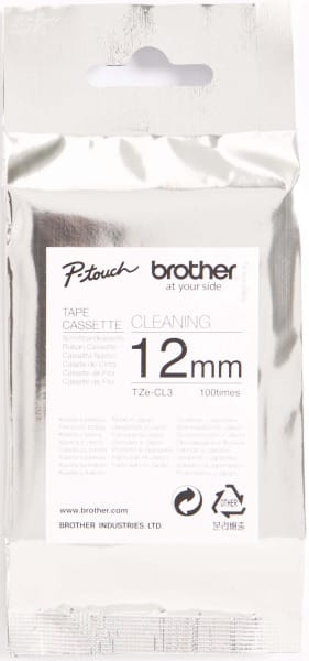 BROTHER - Reinigungskassette 12mm, für P-touch TZe-CL3