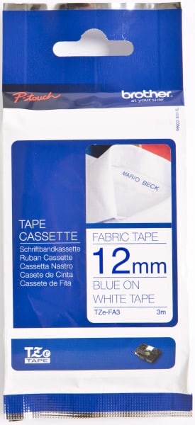 BROTHER - Schriftbandkassette BF.weiß/DF.blau TZe-FA3