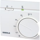 EBERLE - Raumthermostat AP, 1We, 5-30°, Heiz/Kühlen Lampe, Schalter
