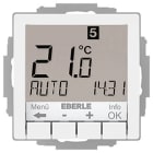 EBERLE - UP-Uhrenthermostat RAL9016 glänzend 55x55 AC 230V 10A